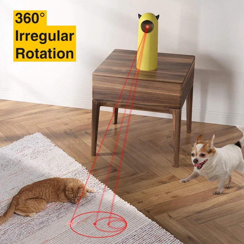 Automatic Cat Toys LED Laser Interactive Smart Teasing Pet Handheld Electronic Indoor Random Laser Cats Toy Accessories For Dog